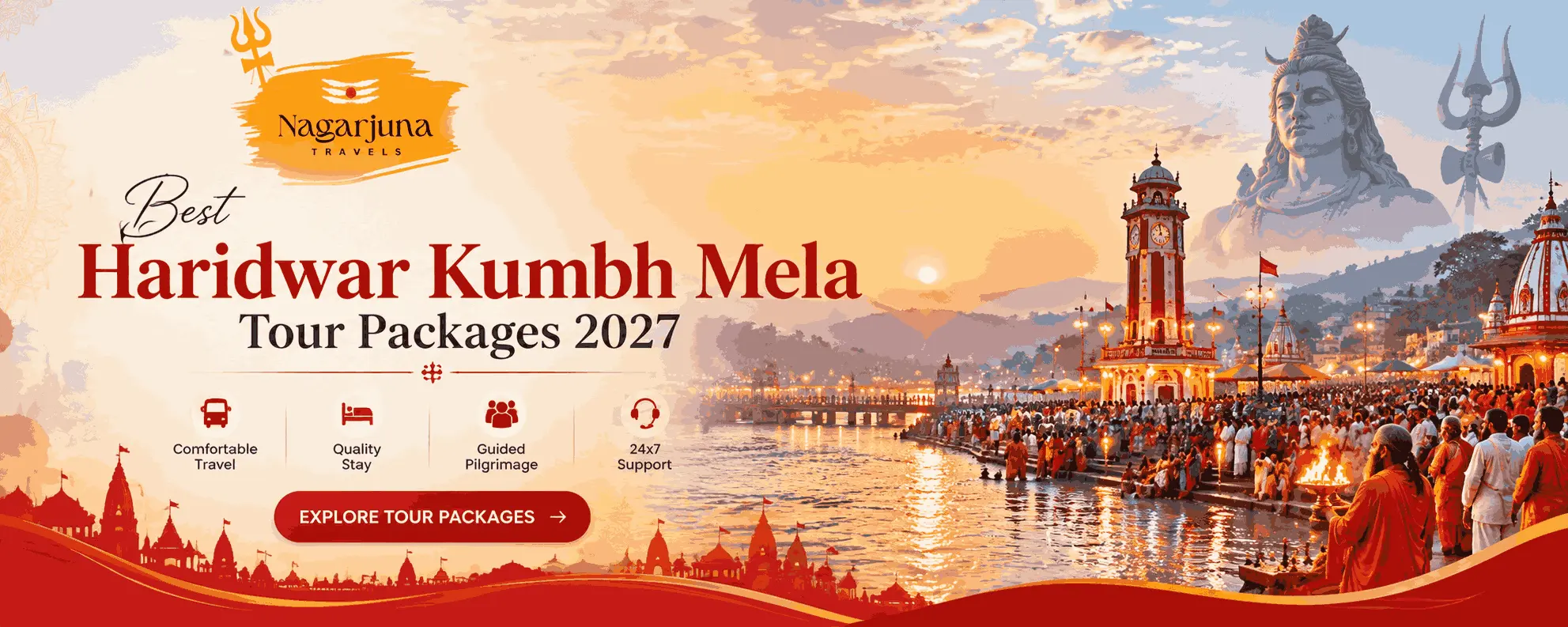 Best Haridwar Kumbh Mela Tour Packages 2027