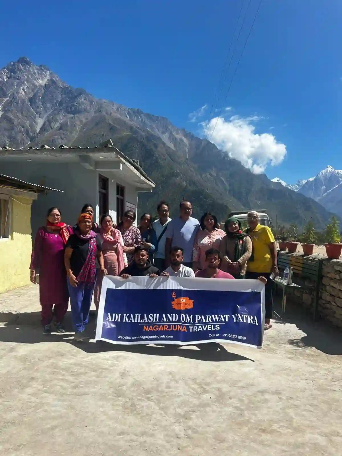 22nd Sept Group At Gunji Homestay