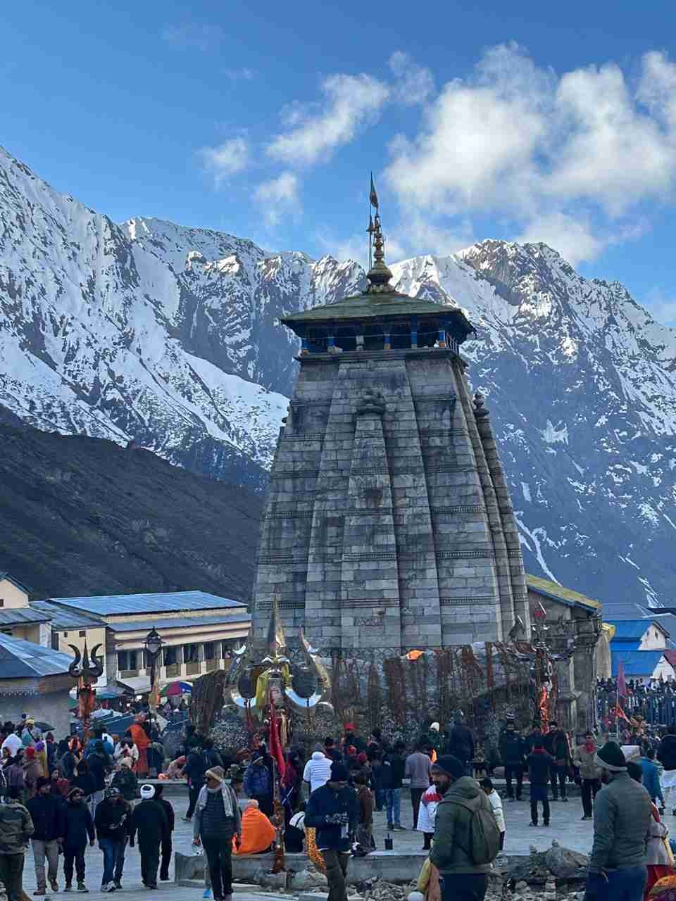 Majestic Kedarnath Shrine View