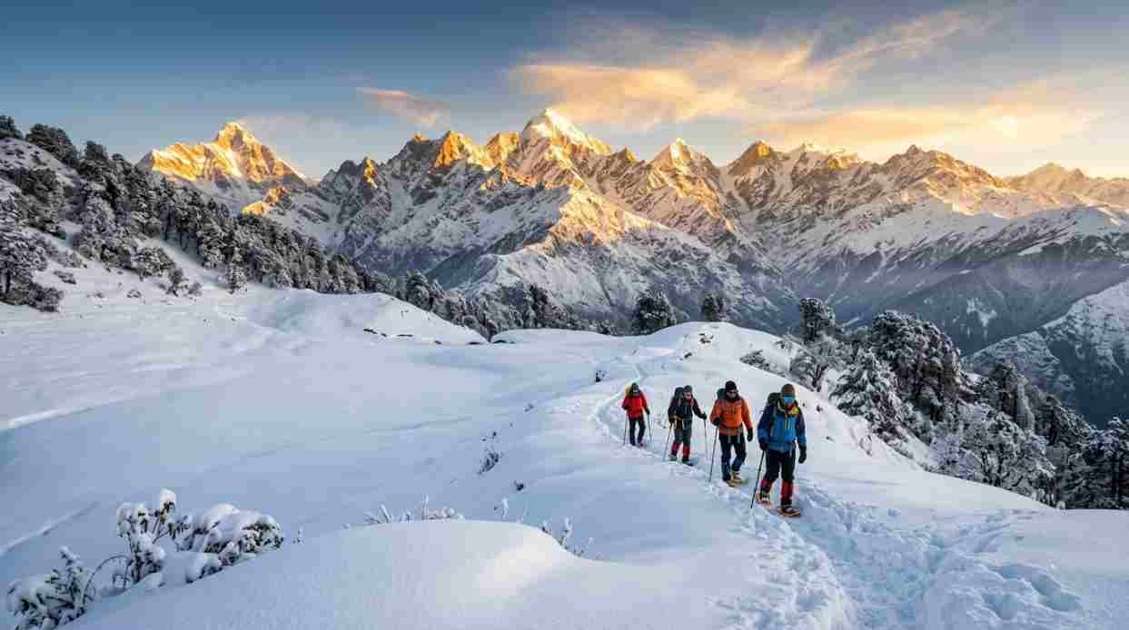 Munsiyari in January Peak Winter