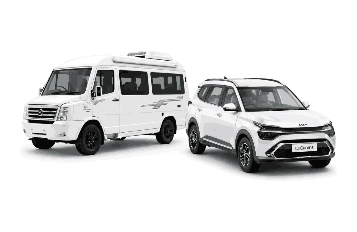 Force Urbania and Kia Carens Mountain Fleet