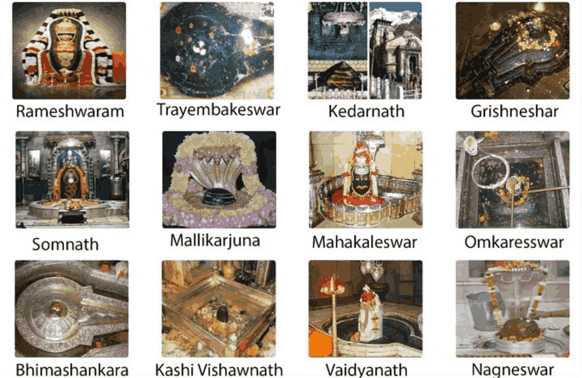 12 Jyotirlinga Route Map