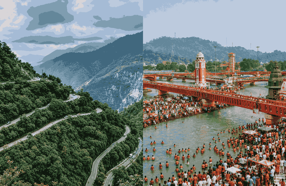 Haridwar Kumbh with Mussoorie  2N /3D
